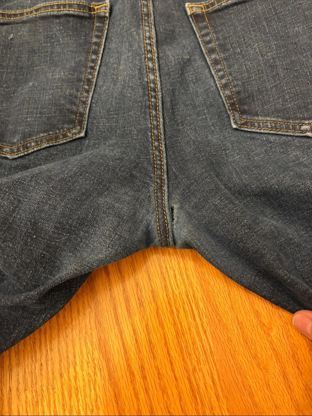 Old Navy Men's Slim Straight Jeans in Dark Blue Wash